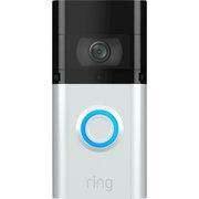 Ring Video Doorbell 3 Plus, Satin Nickel B07WLP395R